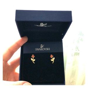 Precious Pierced Swarovski Earrings